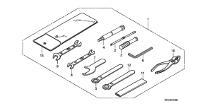 XL125V Инструмент