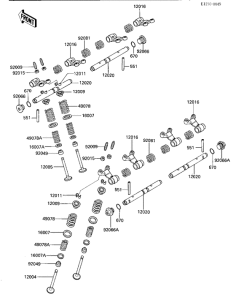 ZL600 Rocker arms / valves