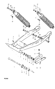 PE250 Маятник задний
