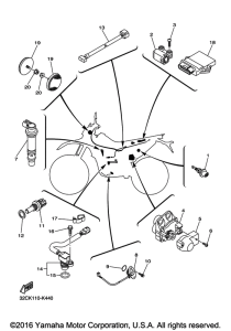 WR250R Электрика 1