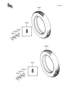 KZ550 Покрышки