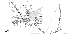 Передний главный тормозной цилиндр