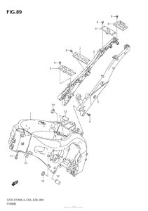GSX-R1000Z Frame (Gsx-R1000Zl3 E03)