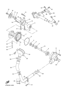 YZF-R1 Водяной насос