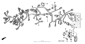 ST1100 (ABS/ TCS) Жгут проводов
