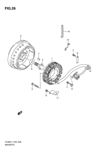 VL800 Зажигание
