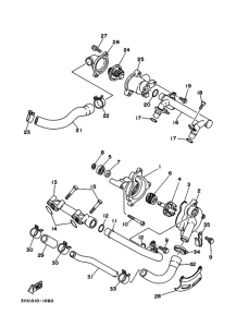 FZX250 Водяная помпа