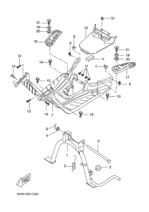 CW50 Stand & footrest