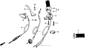 Z50R Рулевые переключатели