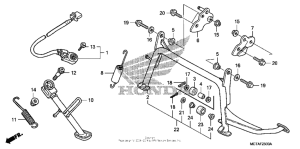 FSC600 (ABS) Подножка
