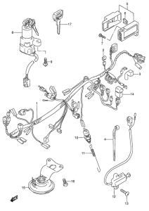 GSX600 Жгут проводов