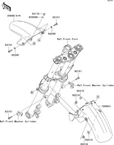 ER650 Крыло переднее