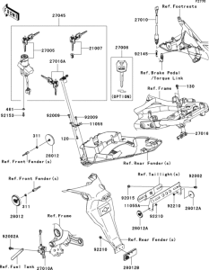 ER650 Замок зажикания