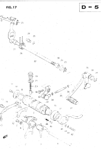 GS500 Переключение передач
