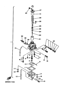 SR125 Carburetor assy