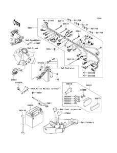 ZX600 Электрика