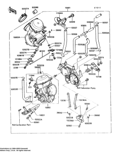 VN750 Carburetor assy