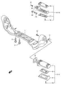 VS1400 Подножки