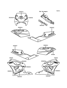 ZX400 Наклейки