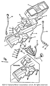 XS400RJ Приборы