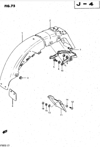 GSX750 Заднее крыло