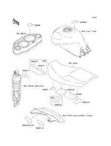 ZX1100 Лейбл предостережения