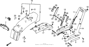 VT1100C Задний бампер
