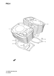 VL1500 Цилиндр