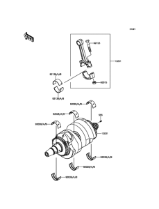 ER650 Коленвал