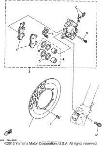  Передний суппорт