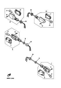 XJ600S Проблесковый световой сигнал