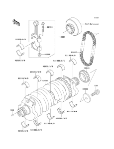 ZR1200 Коленвал