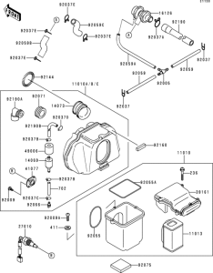 ZR750 Air filter(1 / 2)