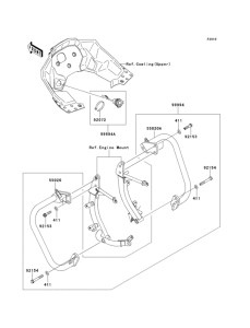 KLZ1000 Accessory(engine guard)