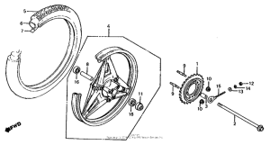 MB5 Переднее колесо
