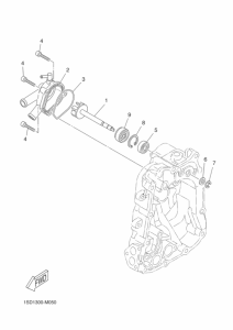 YP400R Водяная помпа