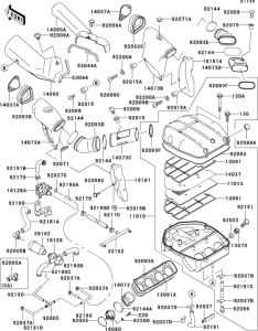 ZX750 Air cleaner(1 / 2)