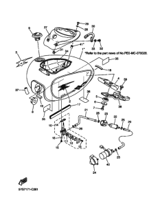 XVS1100ATL XVS1100ATLS Tank fuel