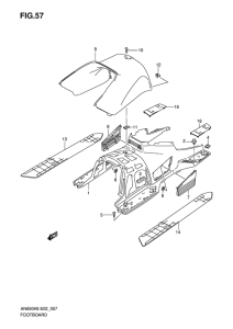AN650 (ABS) Панель для ног