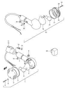 VS800 Поворотники