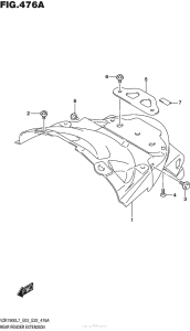 VZR1800 Rear Fender Extension