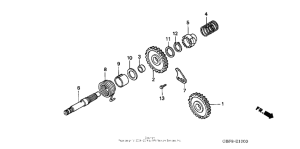 CR85RB Кик стартер
