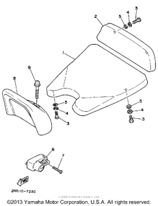 YSR50B Сиденье