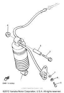 XVZ13DA Амортизаторы задние
