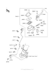 KLZ1000 Главный тормозной цилиндр