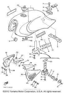 XJ900RK Топливный бак