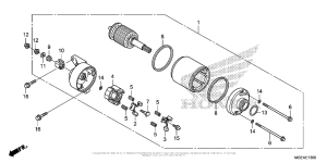 VFR1200F (DCT) Стартер