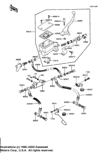 KZ1100 Передний тормозной цилиндр