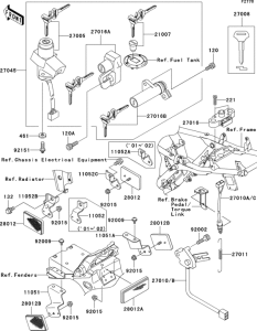 ZR1200 Замок зажикания