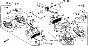 GL1100I Карбюратор